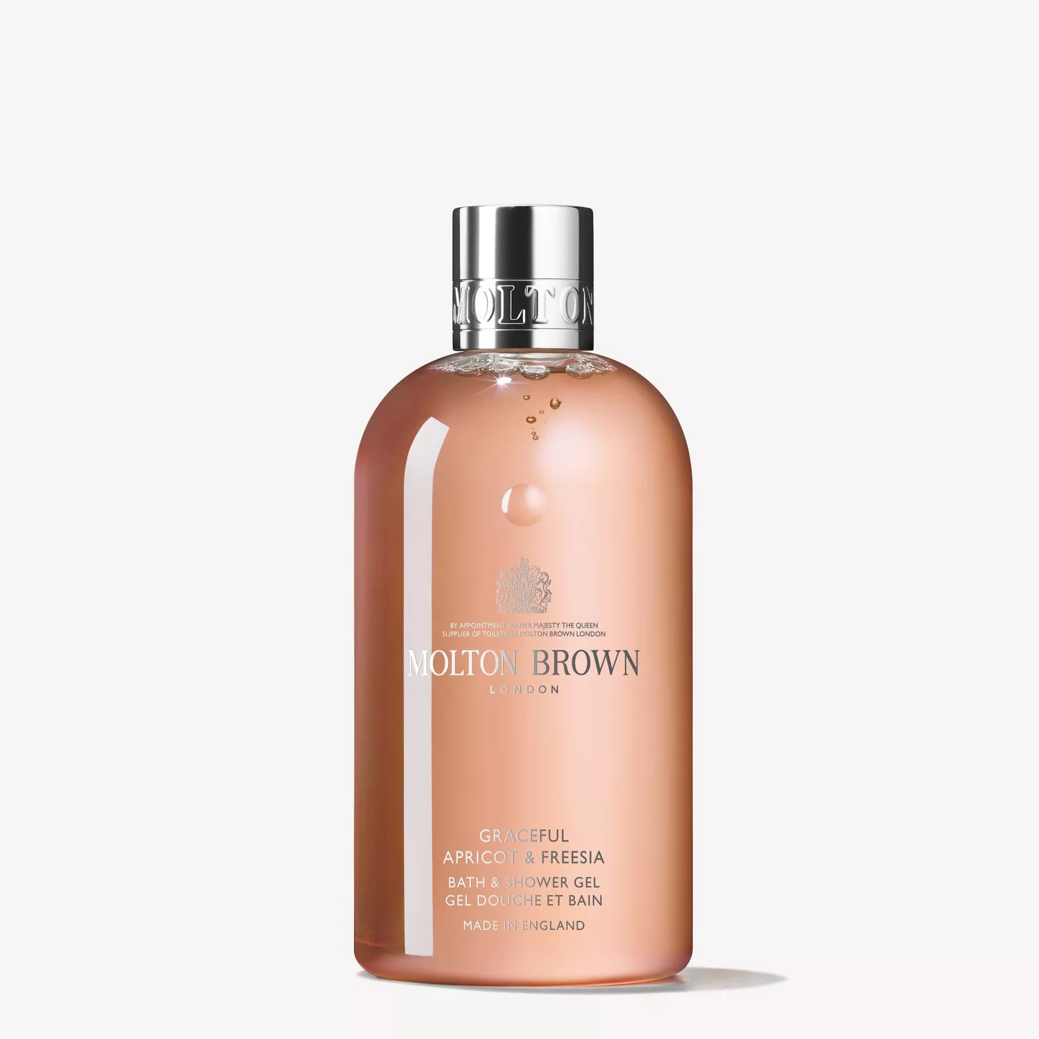 A bar of MoltonBrown Nederlands Fiery Pink Pepper Perfumed Soap 150g is shown against a plain white background.